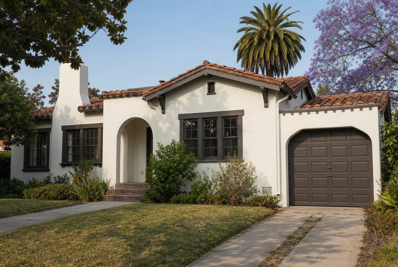 Los Angeles home after expert exterior repaint