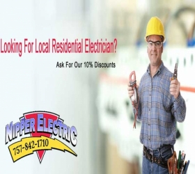 local residential electrican banner - Nipper Electric