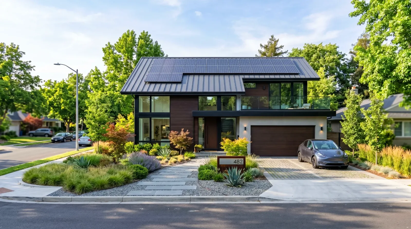 Modern whole-home remodel — exterior after renovation