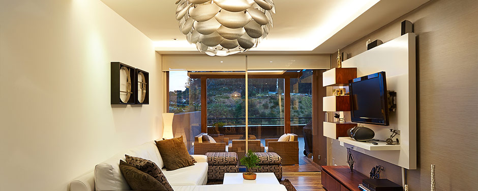 lighting of modern living room