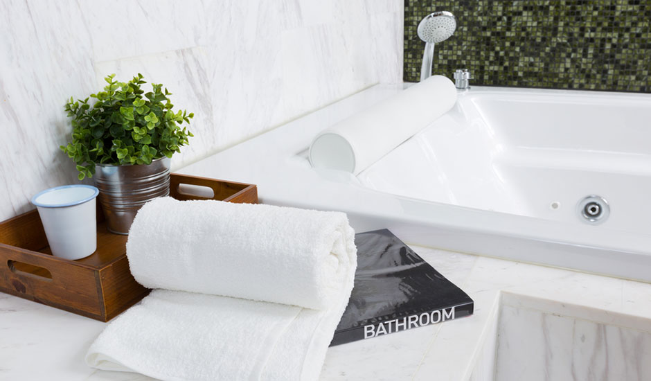 calming bath tub