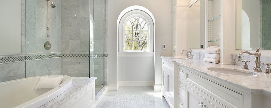 white marble luxury bathroom